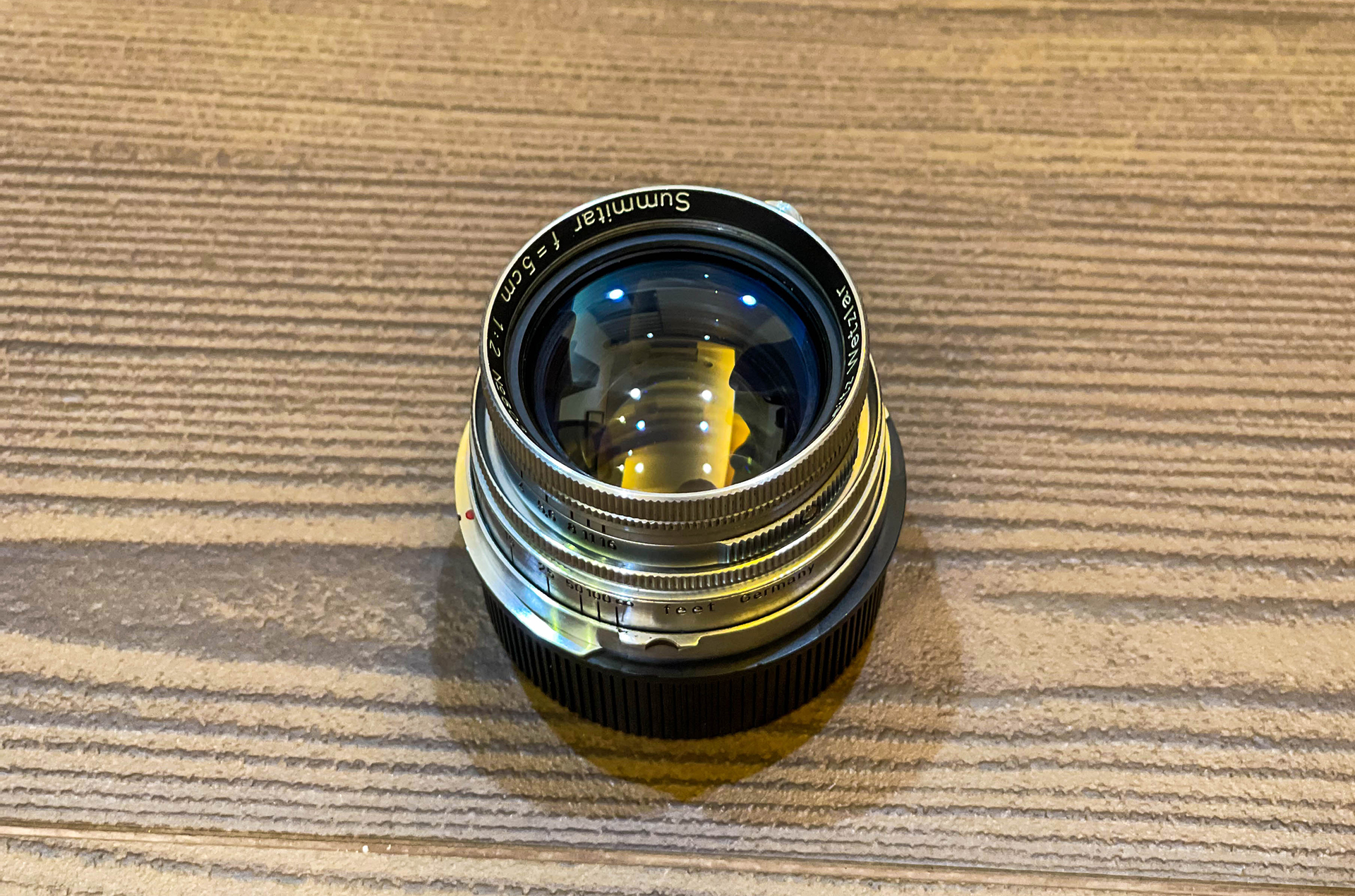 圖 Leica Summitar f=5cm 1:2 老鏡簡測