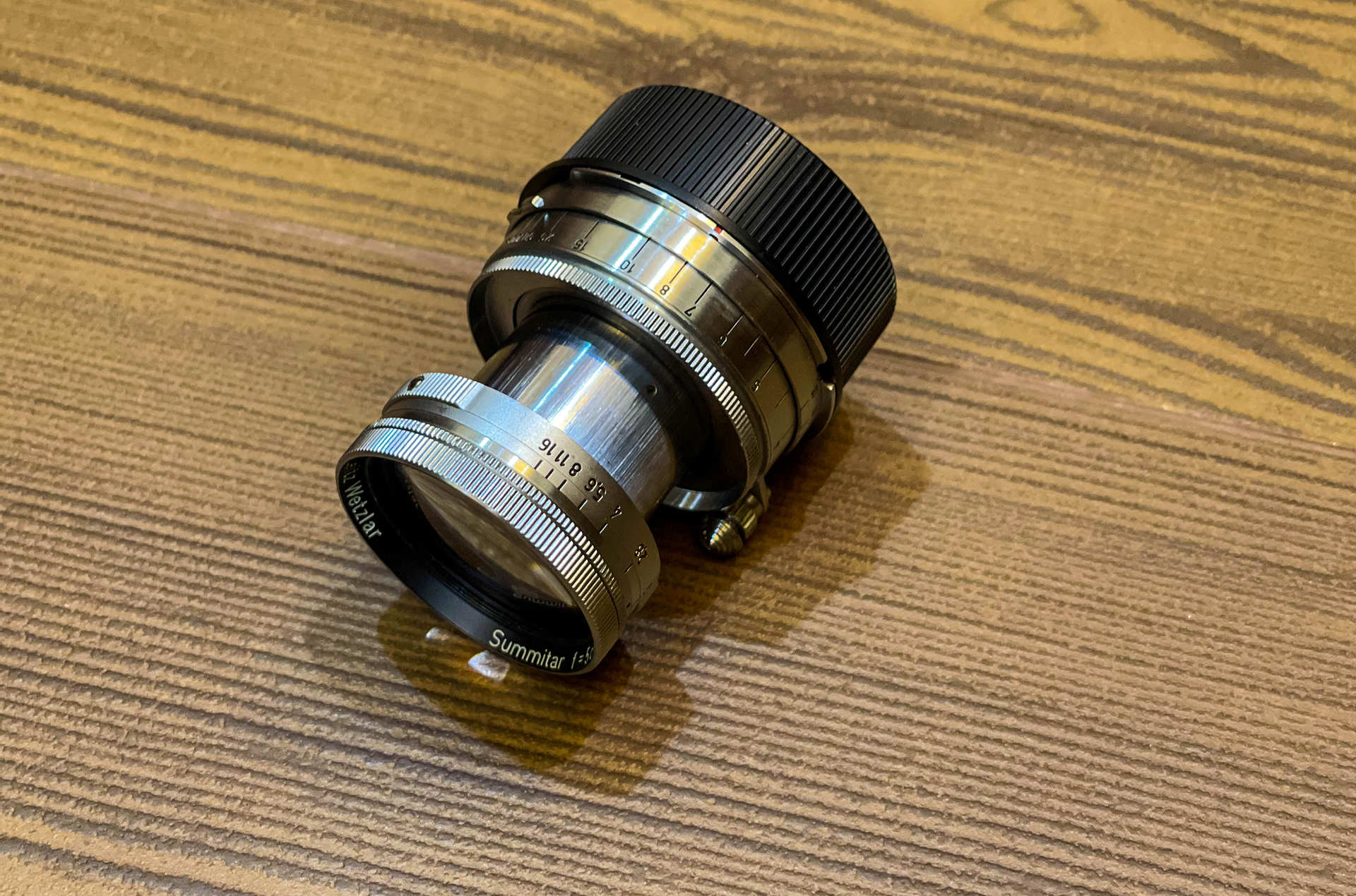 圖 Leica Summitar f=5cm 1:2 老鏡簡測