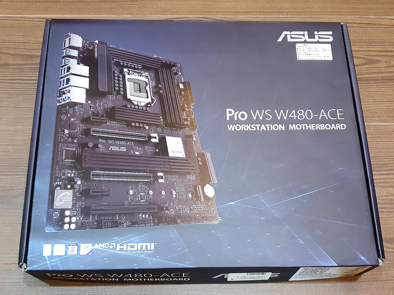 [開箱] ASUS Pro WS W480-ACE