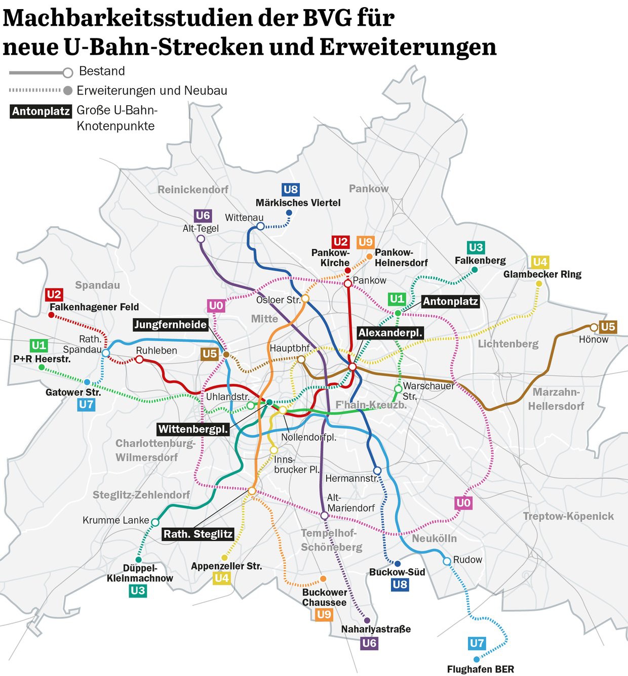 圖 柏林地鐵最新規劃