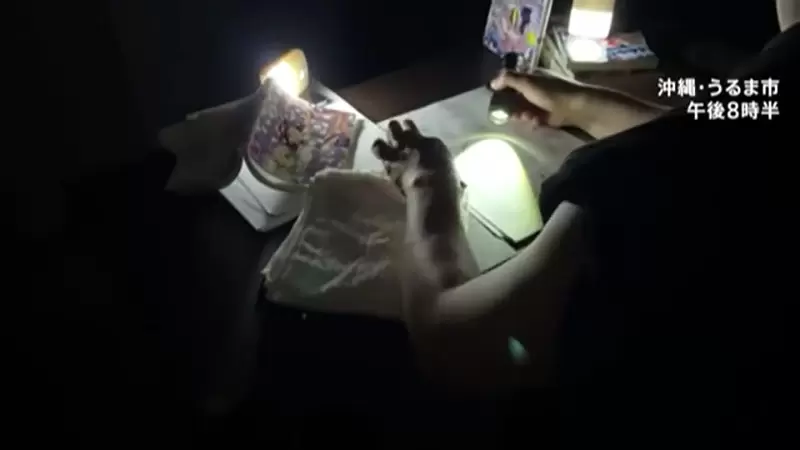 圖 《颱風下的沖繩漫畫家》家中停電還是要